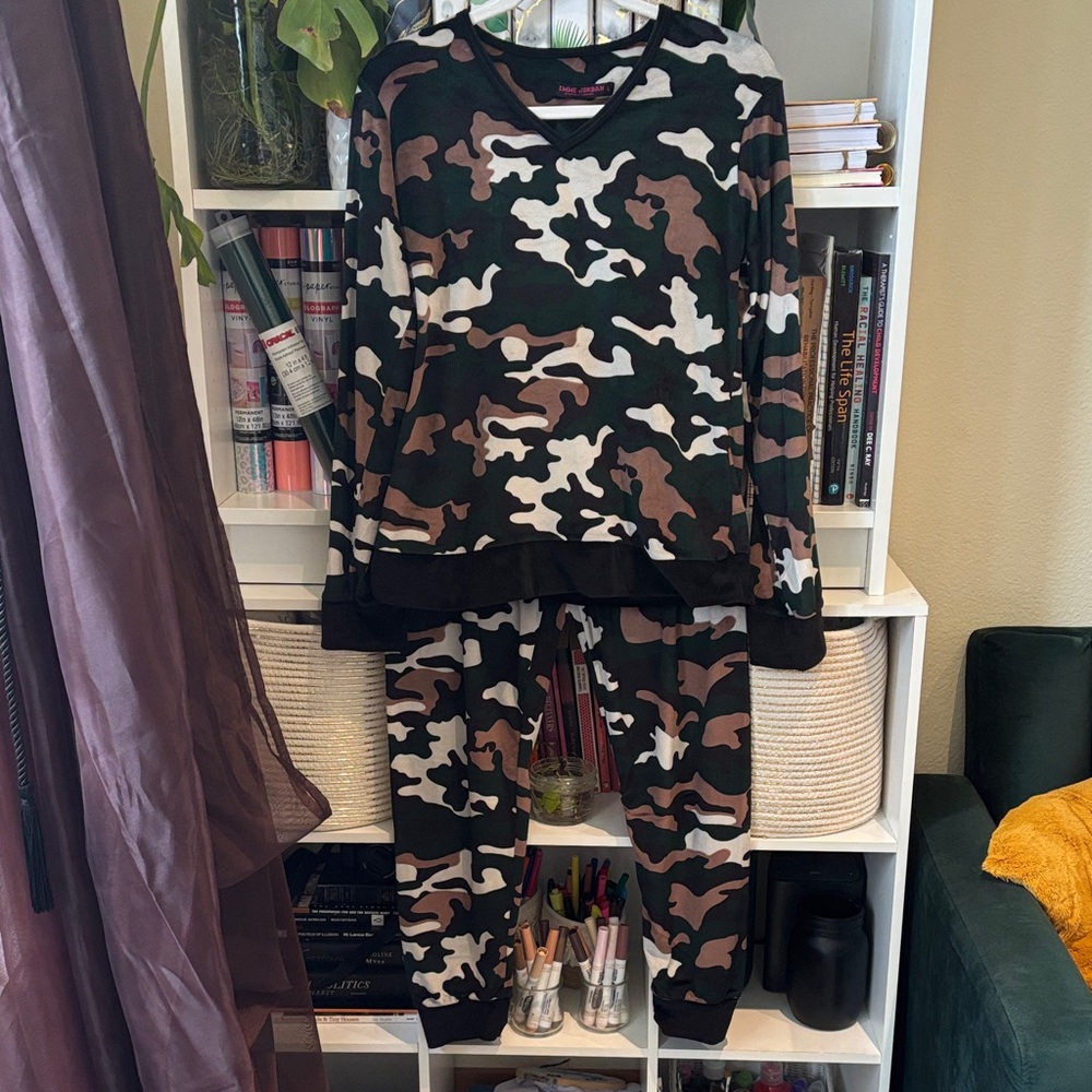 Camouflage Pajama Set